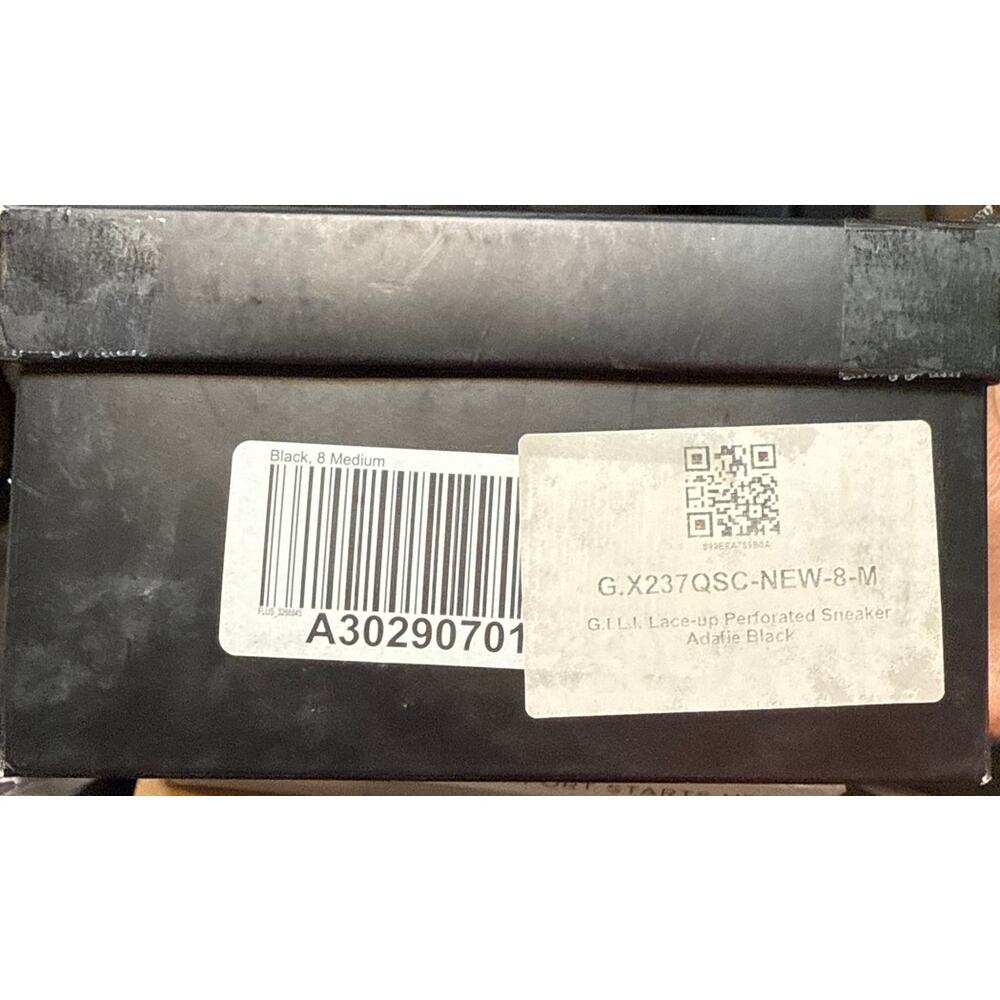 GILI Women’s Adalie Lace Up Sneakers Black Perforated Camo Trim Size 8M NWB - Picture 12 of 16